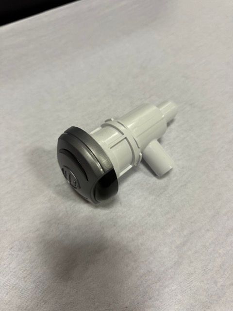 3/4&quot; Halo On/Off Valve;Black/Silver/Black (no wall fitting)Assembly Enclosed (New Style Cap)