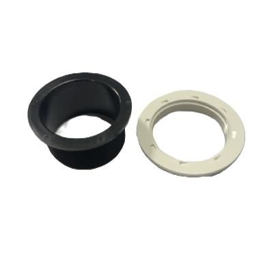 CMP 1&quot; On/Off Valve Wall Fitting w / Nut: Black