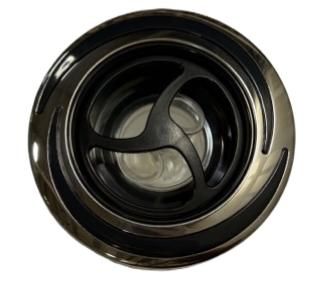 5&quot; PL Jet Int Halo BL Double Roto: Stnl Steel/Black/Black/Clear/Black