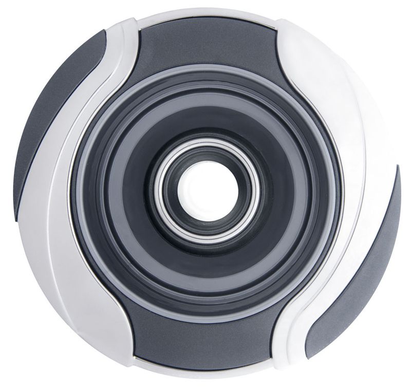 CMP 5.25&quot; PL Jet Int Leaf Directional; SS Escutcheon/ Black Flange / Black Leaf Insert / Clear Xylex Nozzle / Black Nozzle Ring