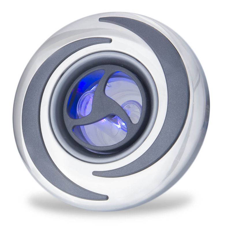 CMP 4&quot; PL Jet Int Halo BL Double Roto: Stnl Steel/Black/Black/Clear/Black