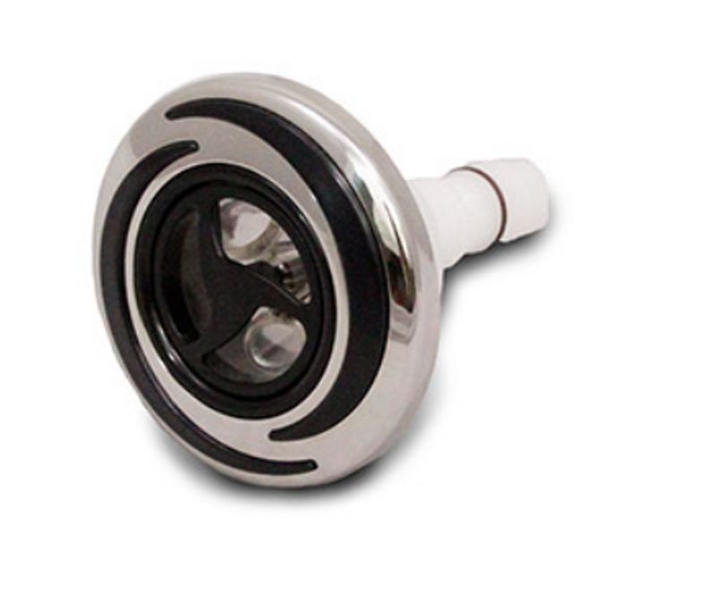 CMP 3" PL Jet Int Halo BL Double Roto; Stnl Steel/Black/Black/Clear/Black