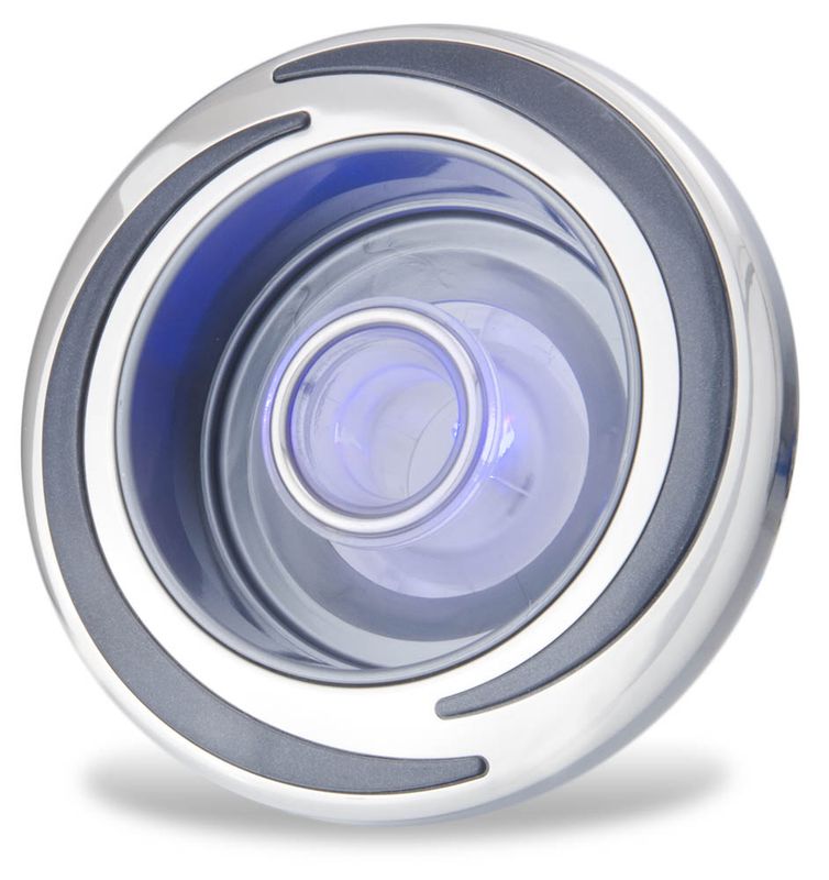 CMP 5" PL Jet Int Halo Directional: Stnl Steel/Black/Black/Clear/Stnl Steel