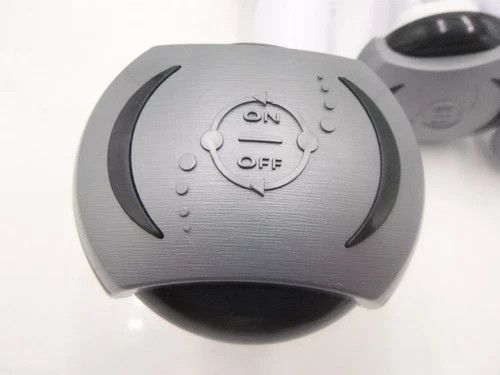 CMP 1" Halo Air Control Valve: Black/Silver/Black