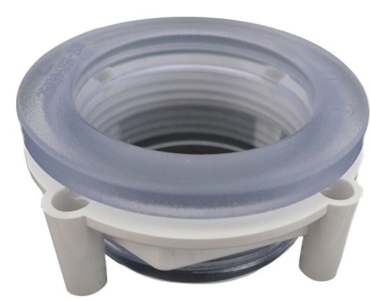 CMP 1" On/Off Valve Wall Fitting with Nut(Black)