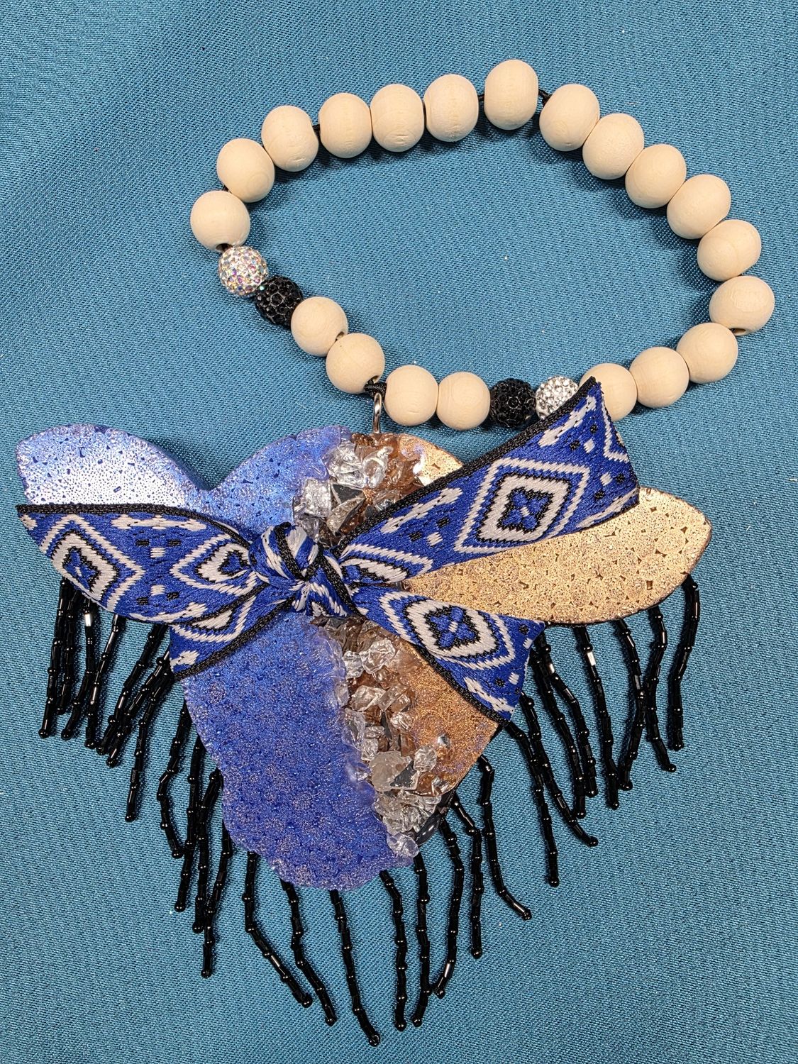 Cow with Geode Face - Jellyfish Bubbles