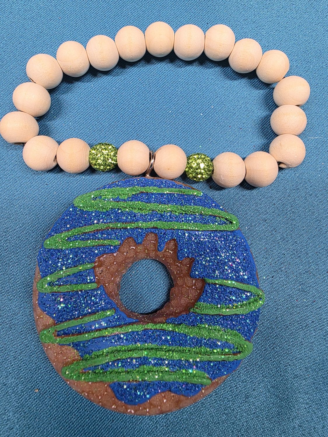 Doughnut With Icing &amp; Drizzle - Pumkin Chai