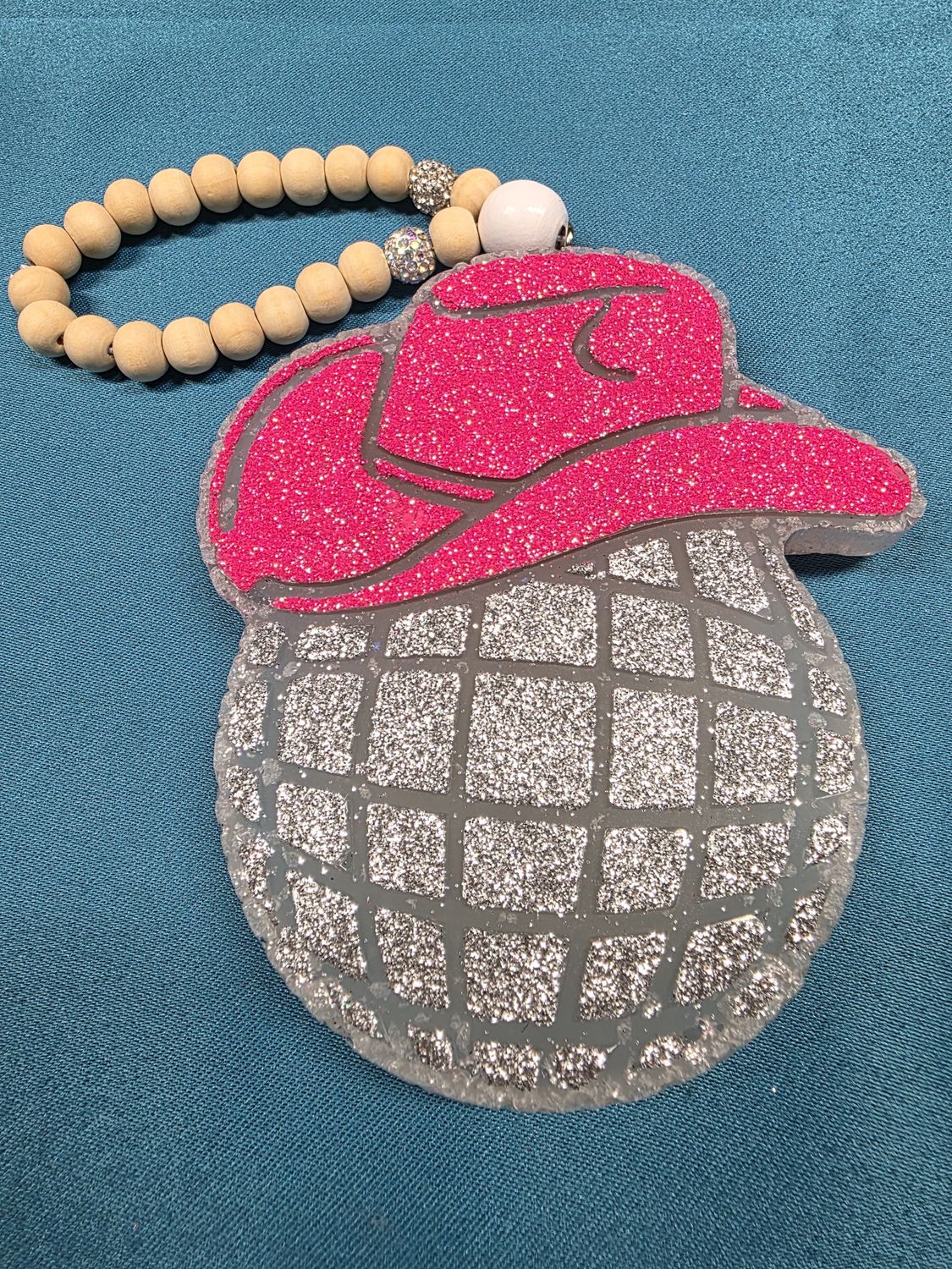 Disco Ball with Hat - Creamy Vanilla