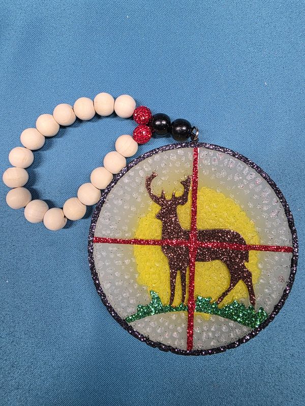 Deer - Crosshairs - Aqua DiGio