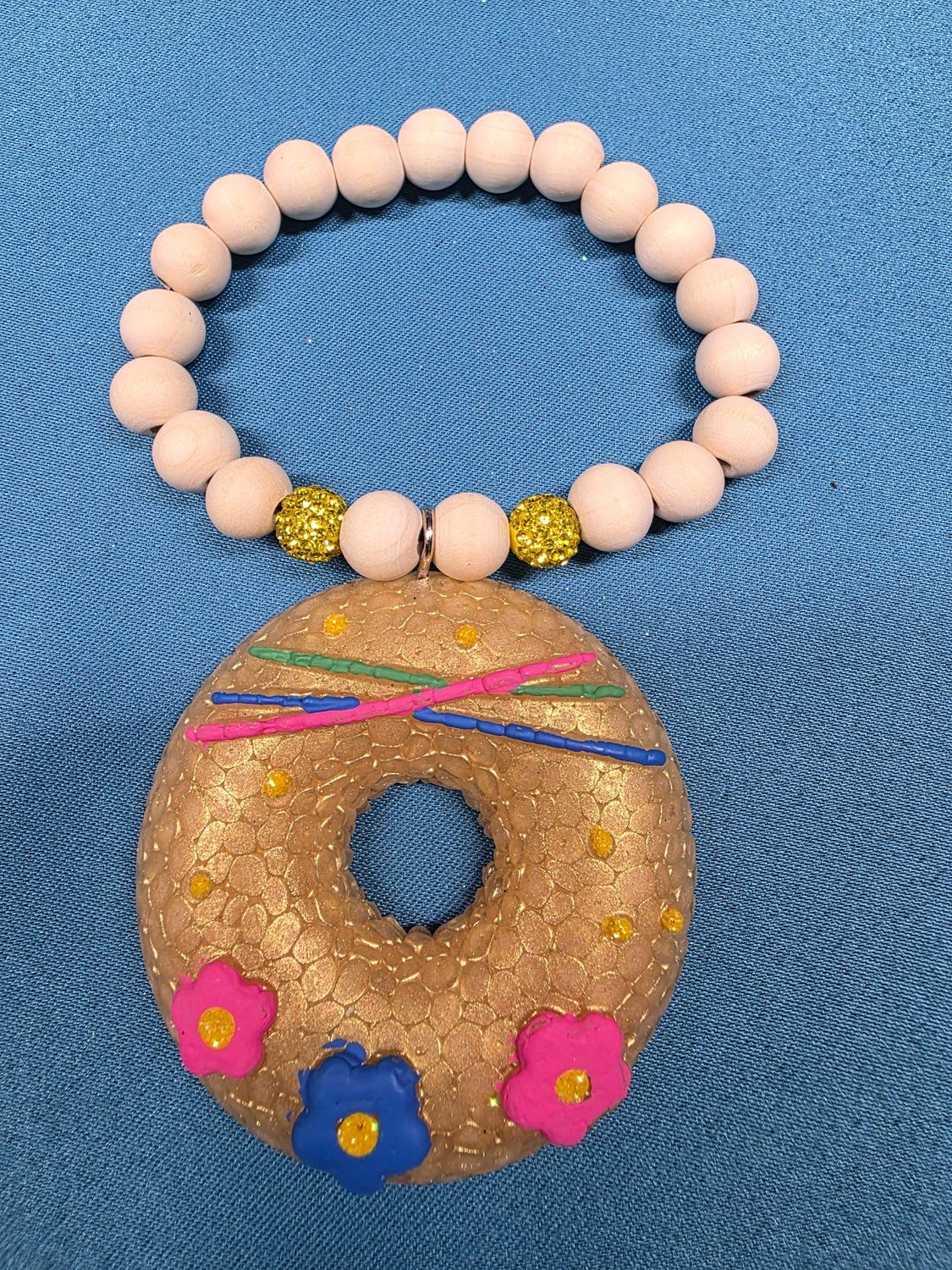 Doughnut with 3 Flowers - Bomb Pop