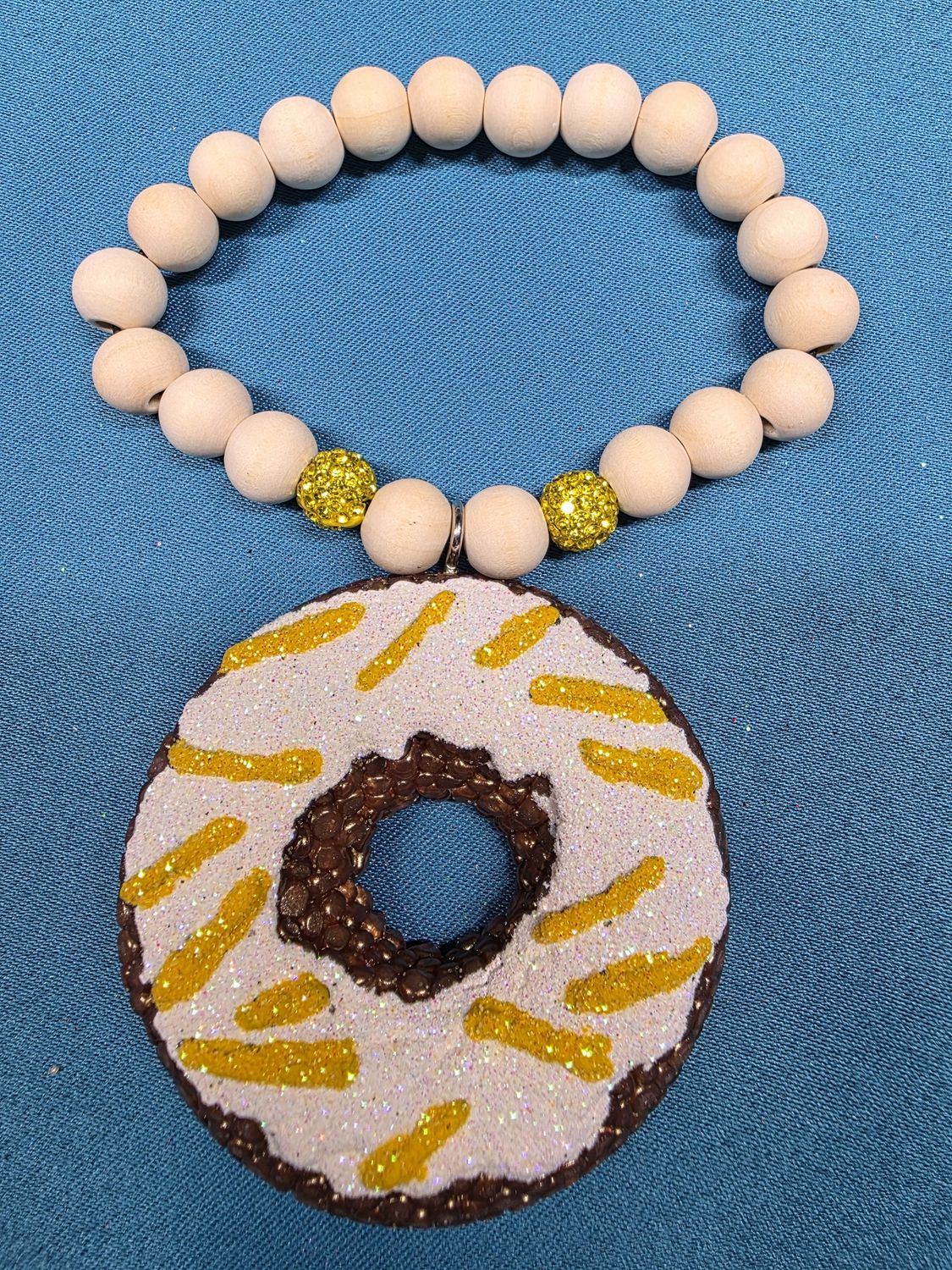 Doughnut with Icing &amp; Large Sprinkles - Hot Chocolate