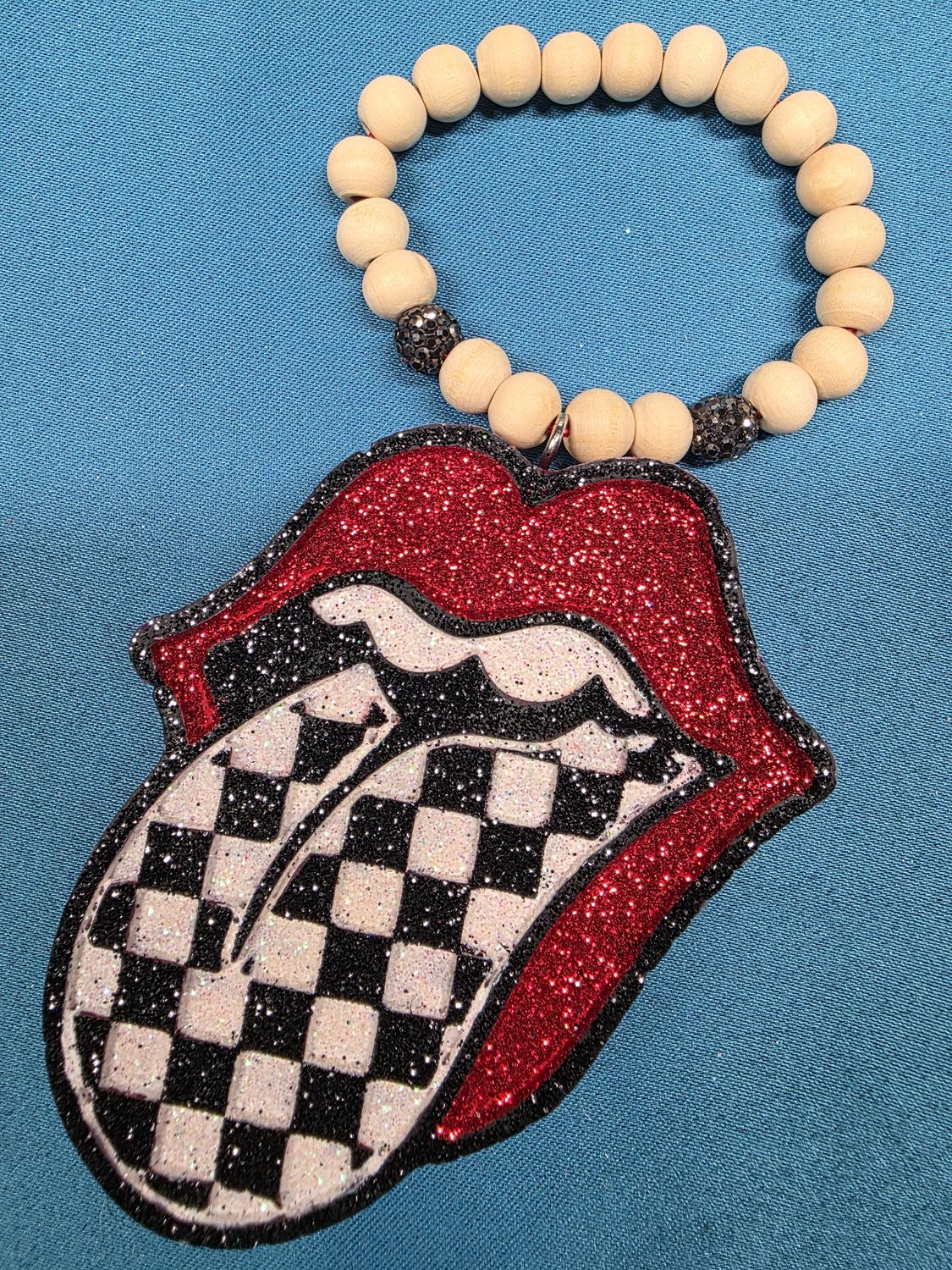 Mouth -Checkerboard Tongue - Fancy Pants