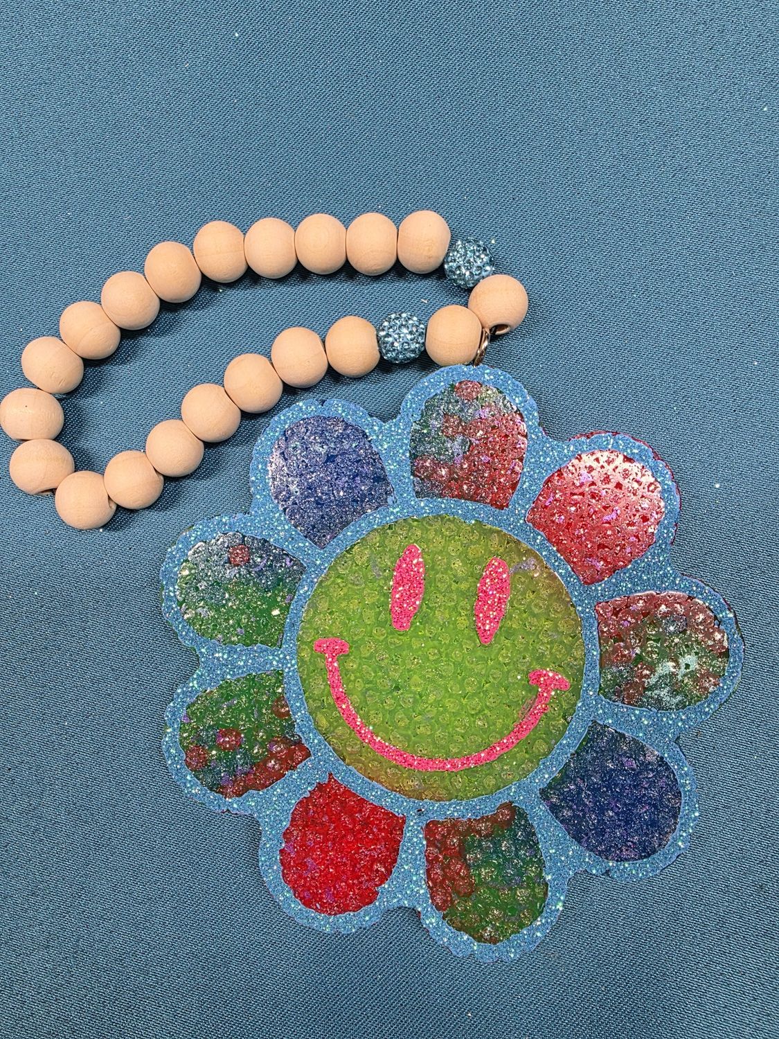 Smiley Face Flower - Vanilla Pumkin Marshmellow