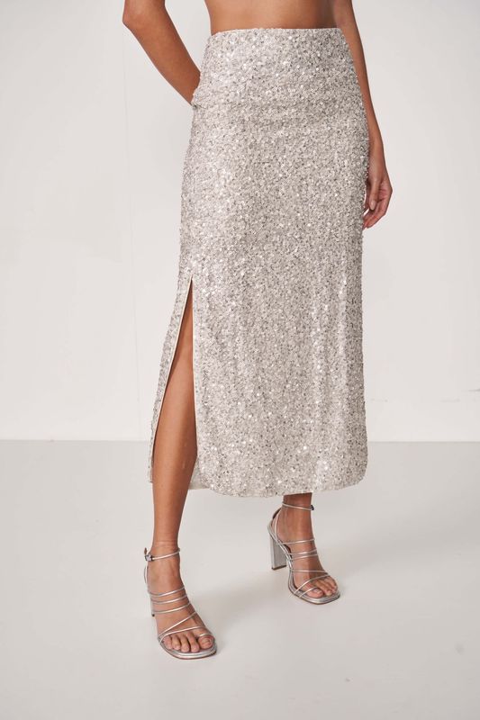 SILVER SEQUIN PAETTE SET