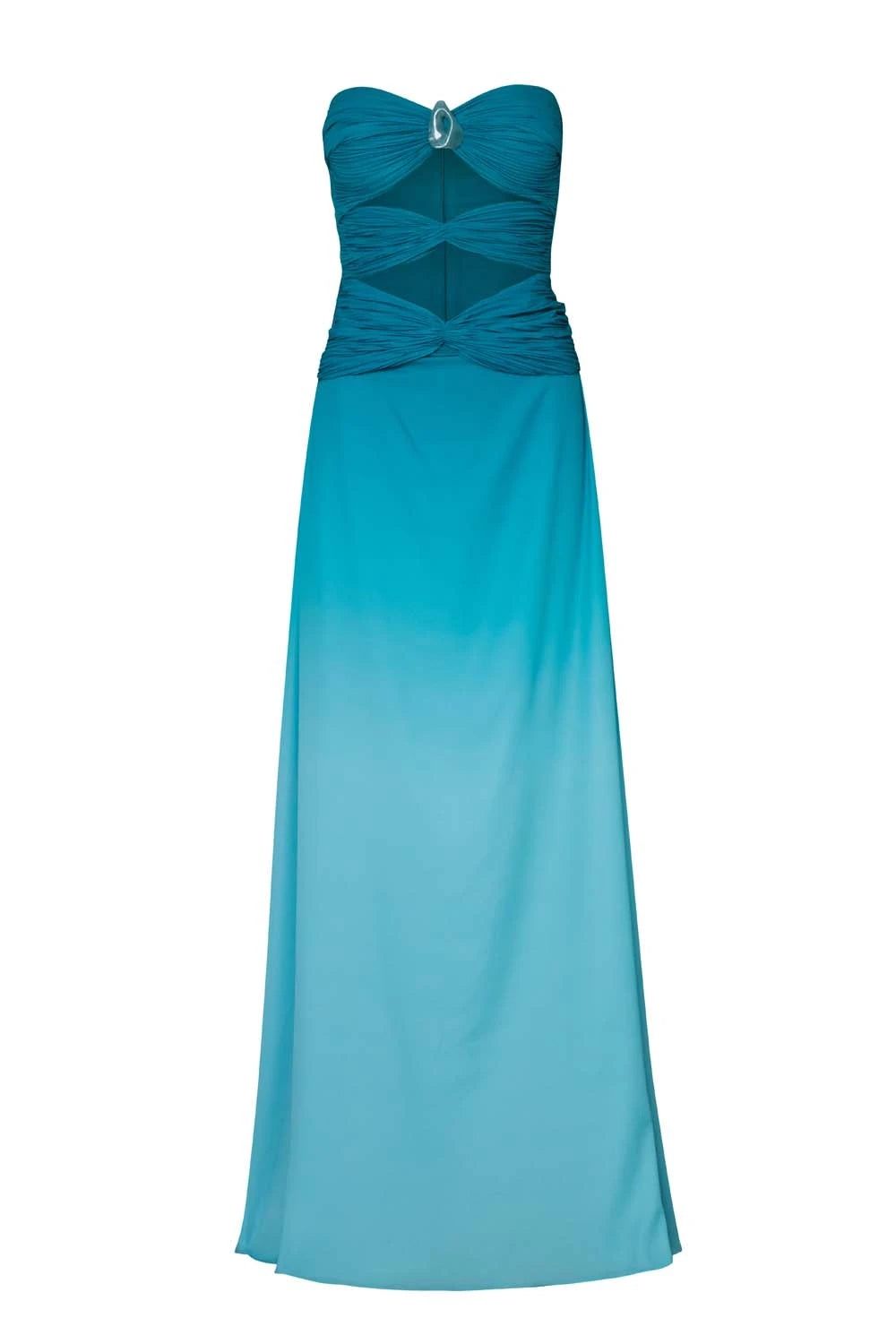ISLOTE DRESS AGATE BLUE
