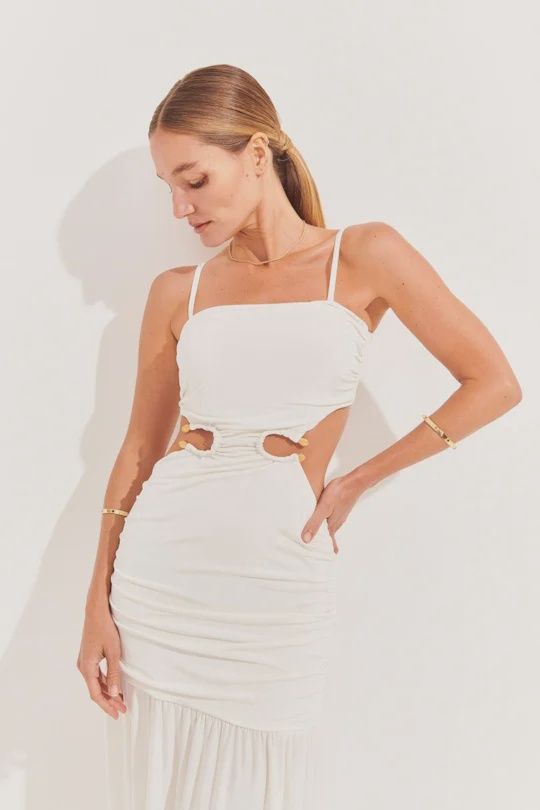 CLEO DRESS OFF WHITE, Size: S