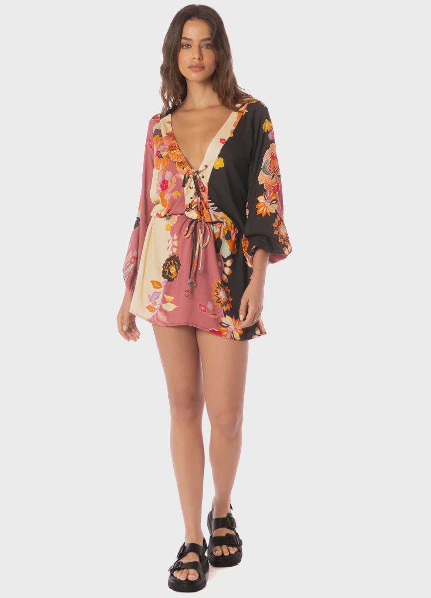 BLUSHING FLOURISH RAE DRESS