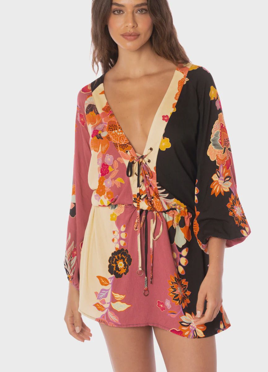 BLUSHING FLOURISH RAE DRESS