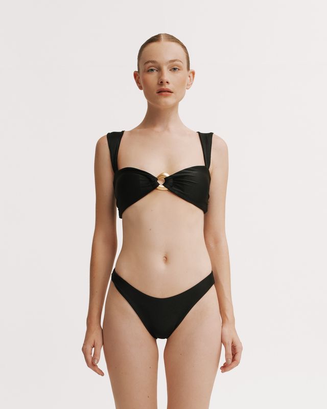 VICTORIA BLACK WOMEN BIKINI BOTTOM