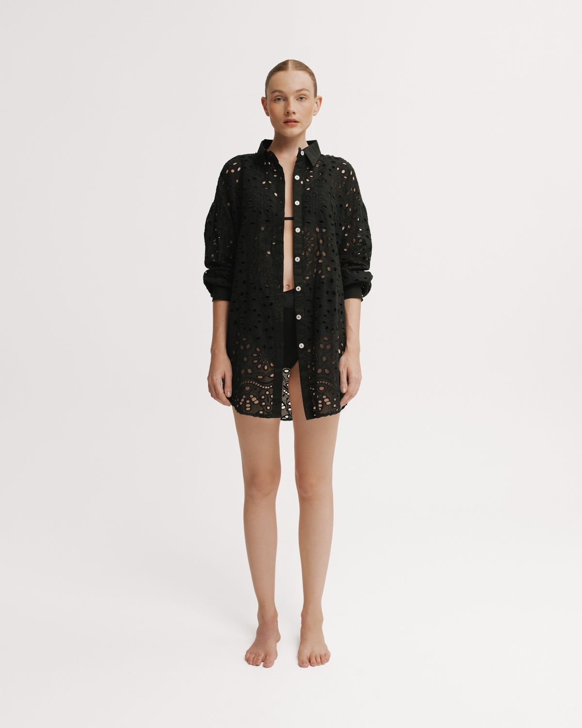 MALIKA BLACK WOMEN SHIRT