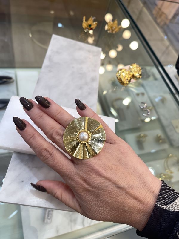MAXI PEARL RING