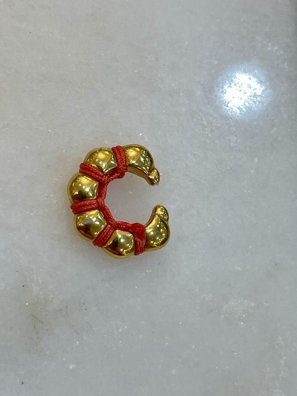 MEDIUM CLOUD ORANGE EARCUFF