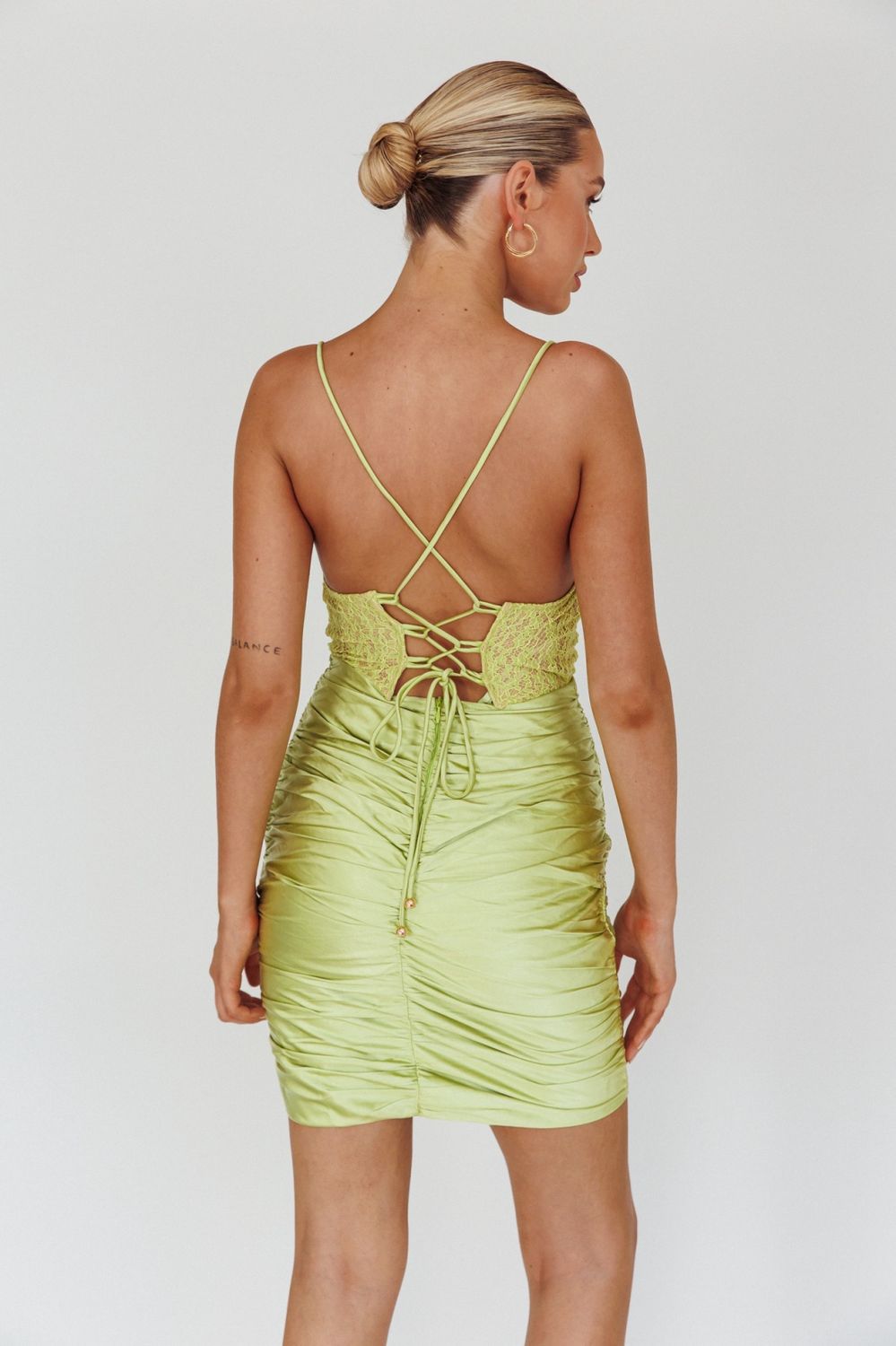 APPLE SATIN DRESS - FINAL PRICE
