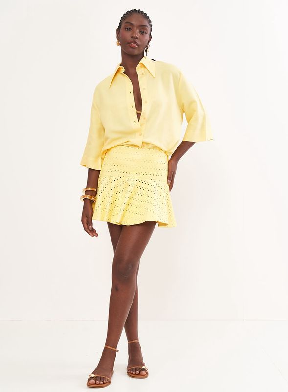 AMARELLA YELLOW SHIRT- RIVIERA RR26