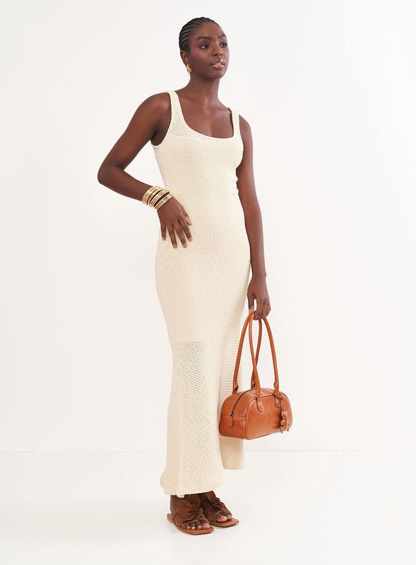 RIVIERA  CROCHET DRESS