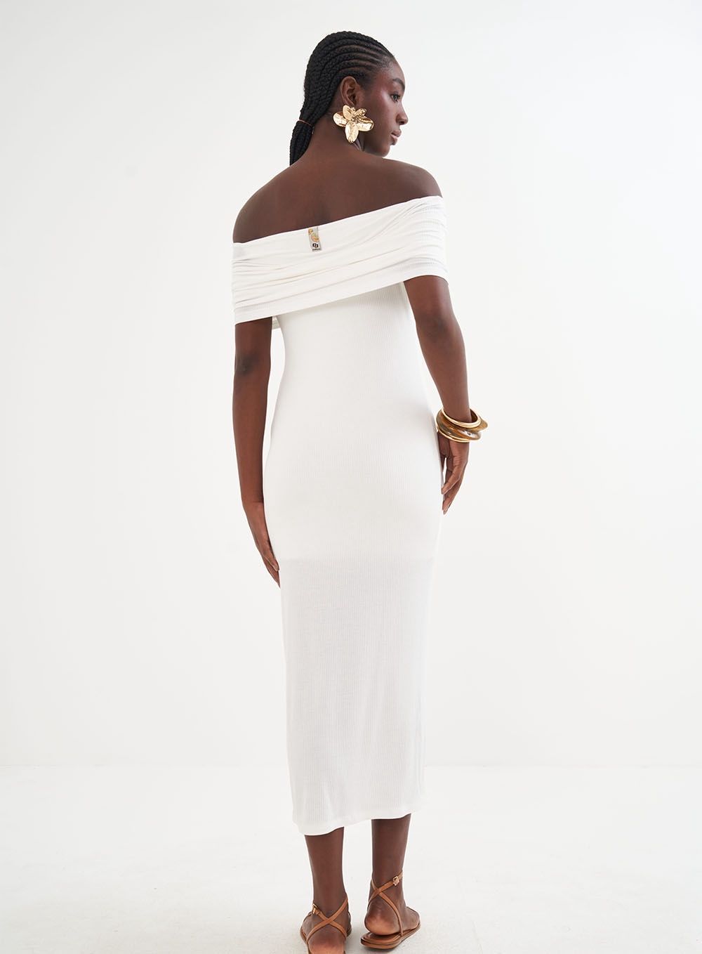 AVA WHITE OFF THE SHOULDER DRESS- SPECIAL PRICE was $690 tt