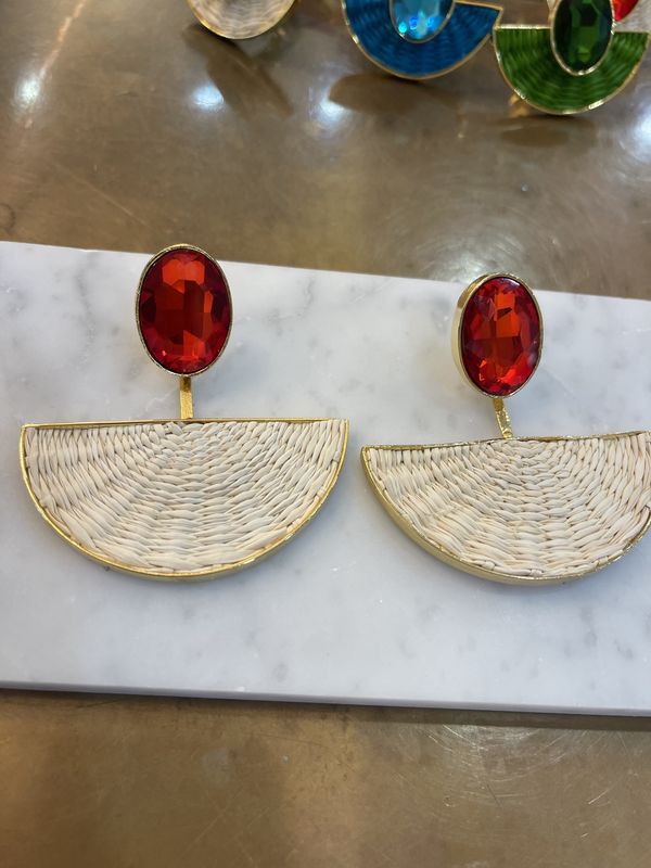 CRYSTAL IRACA MAXI EARRING