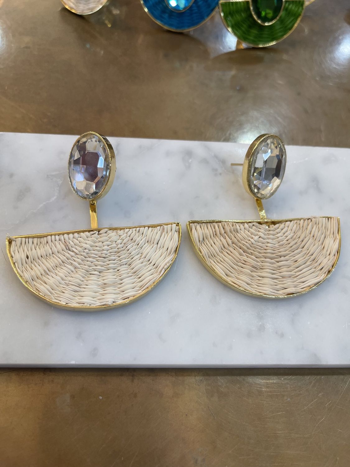 CRYSTAL IRACA MAXI EARRING