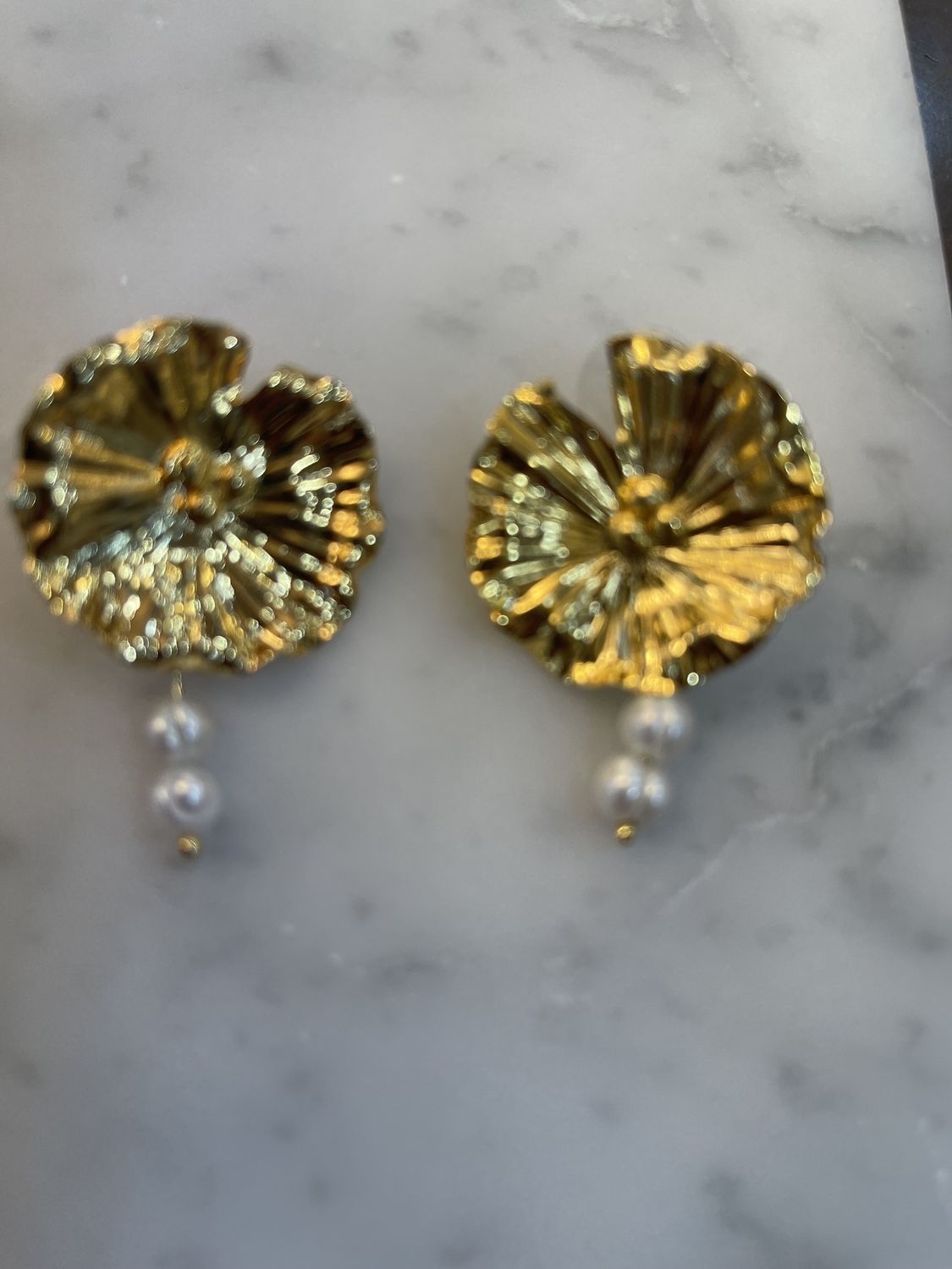 FLOR PEARL TOPO, Colour: GOLD PEARL