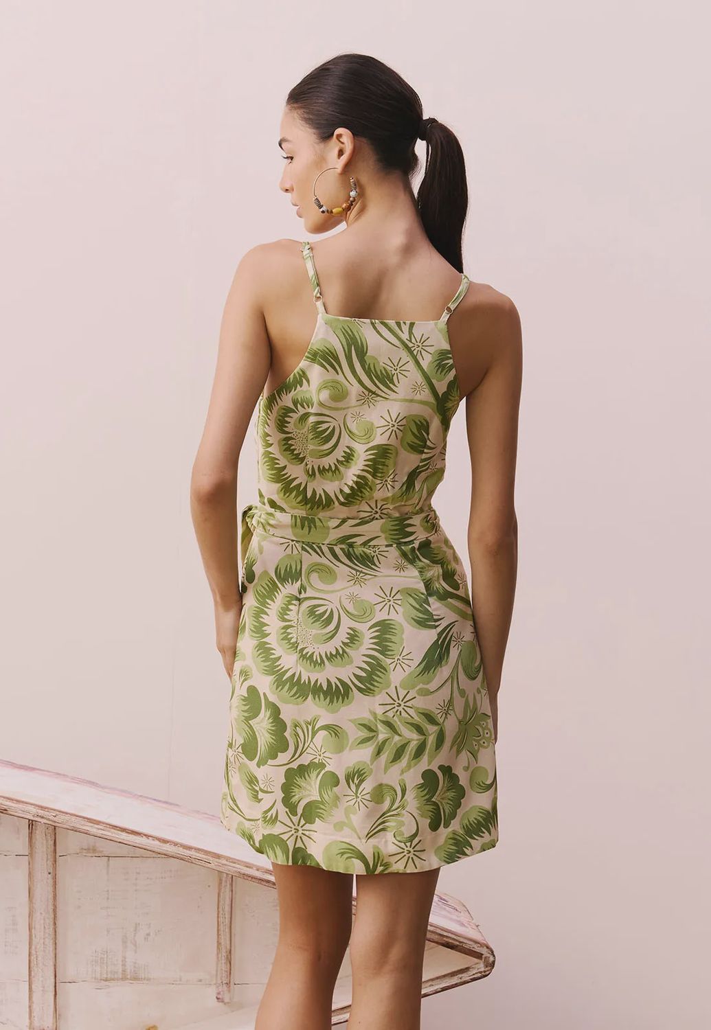 GREEN DOIS AMORES WRAP DRESS -  SALE $399 TT WAS  $980 TT