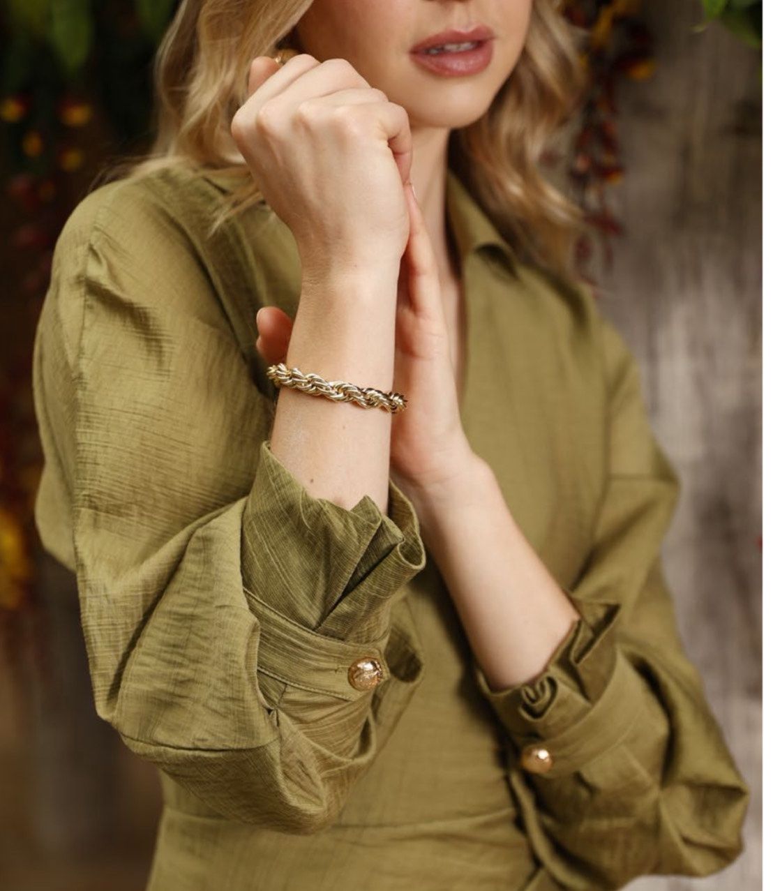 DRESS VIVIENNE GREEN