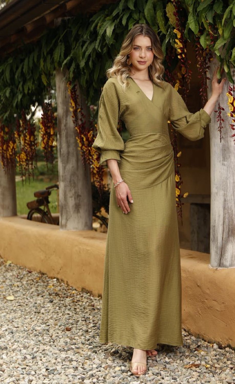DRESS VIVIENNE GREEN