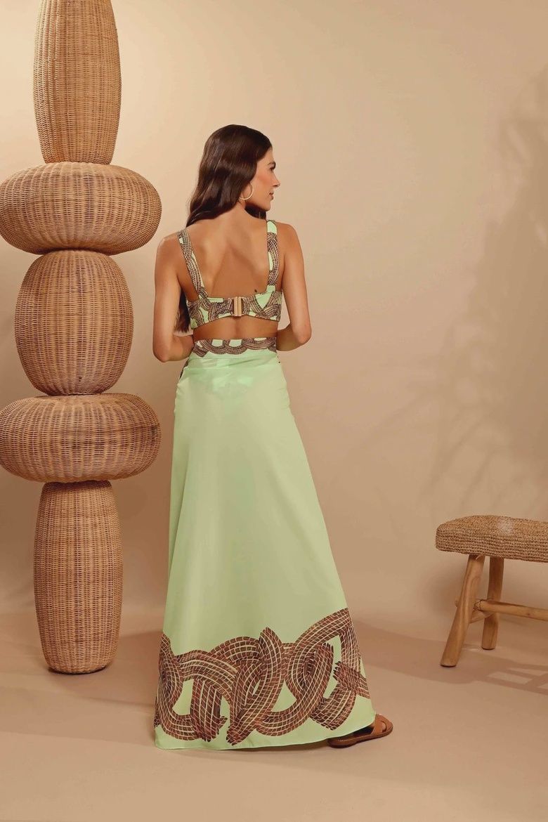 CARPIM DORADO WRAP SKIRT