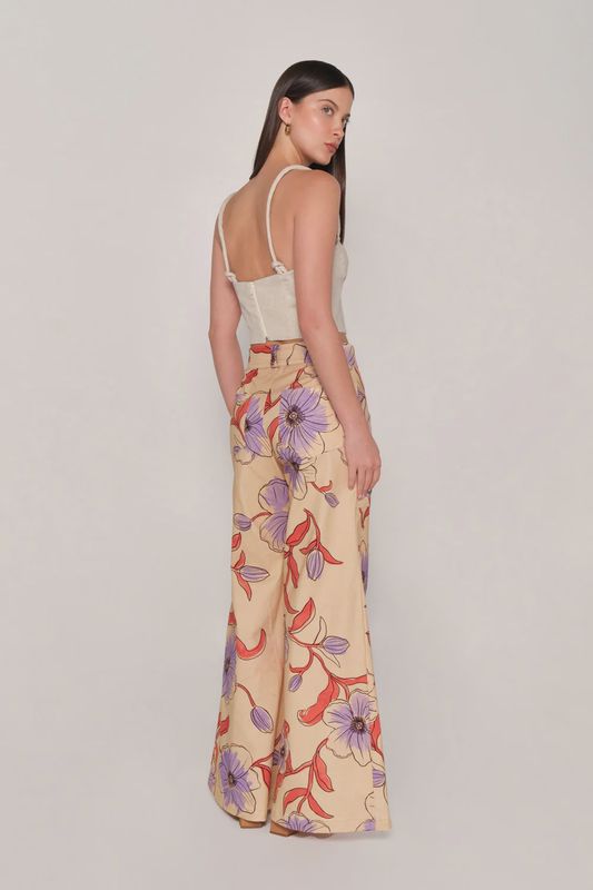 LILY PRINTED PANTS