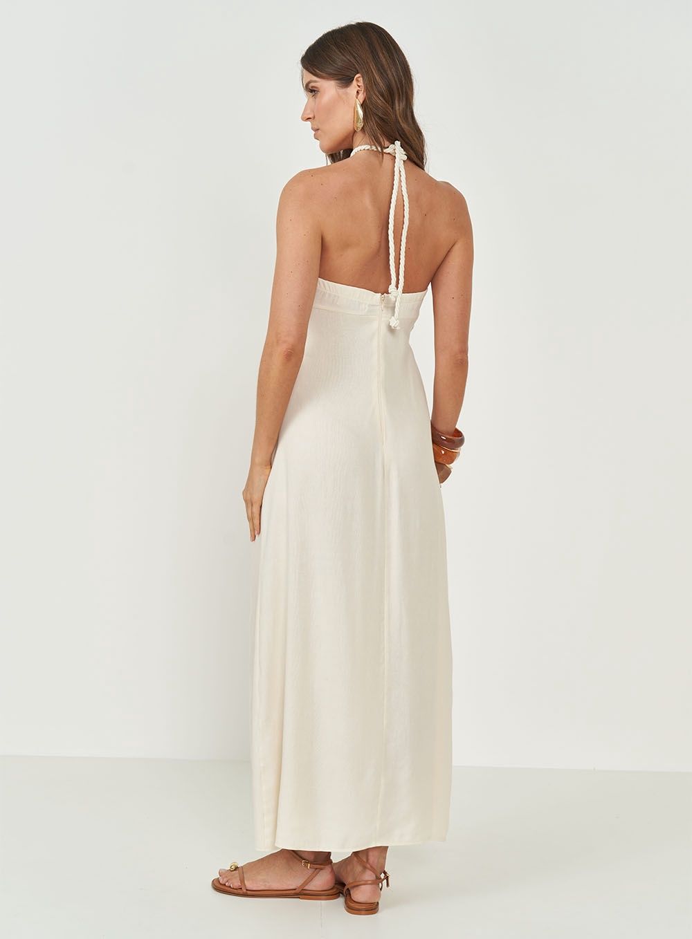 AFFOGATO OFFSHELL DRESS
