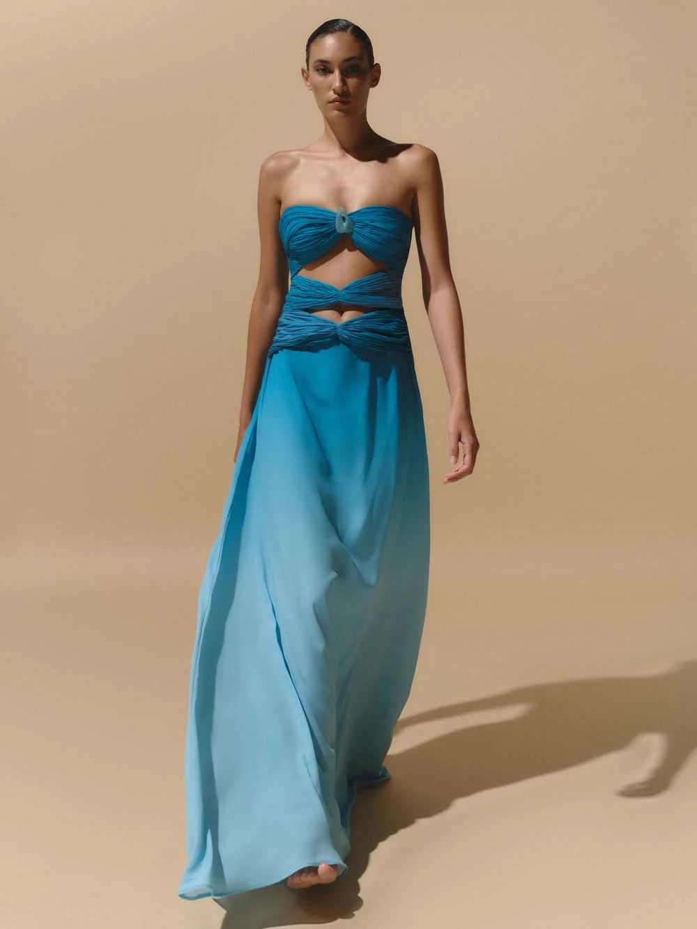 ISLOTE DRESS AGATE BLUE, Size: S