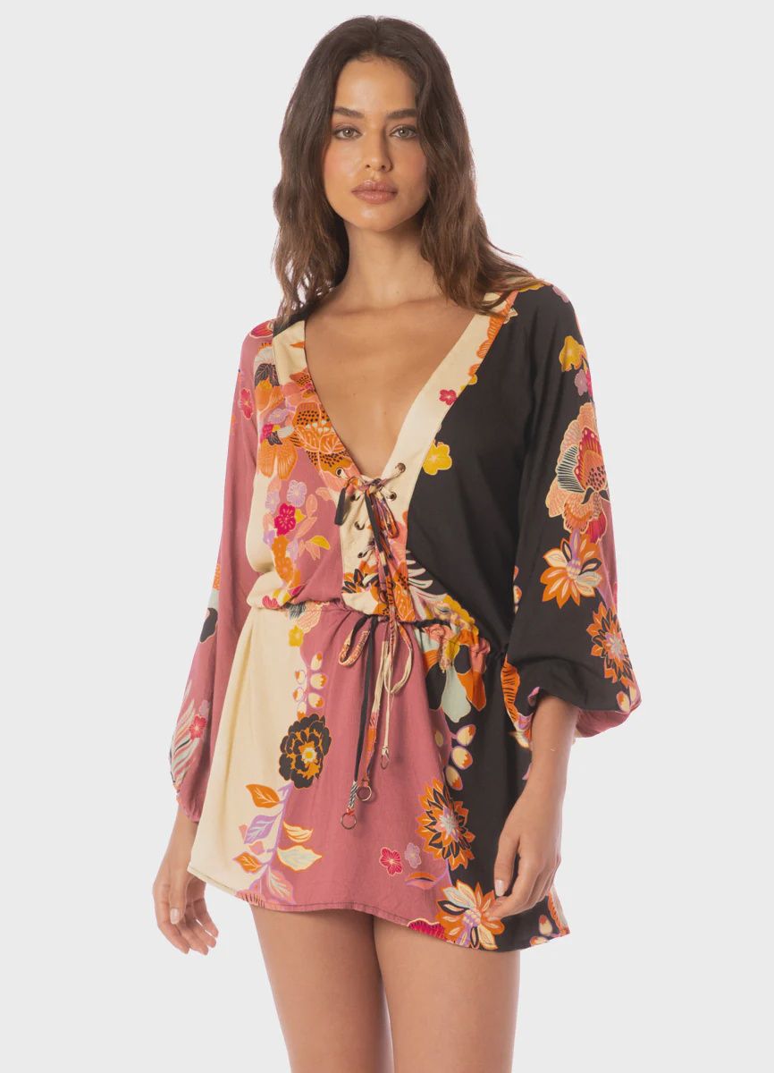 BLUSHING FLOURISH RAE DRESS, Size: S