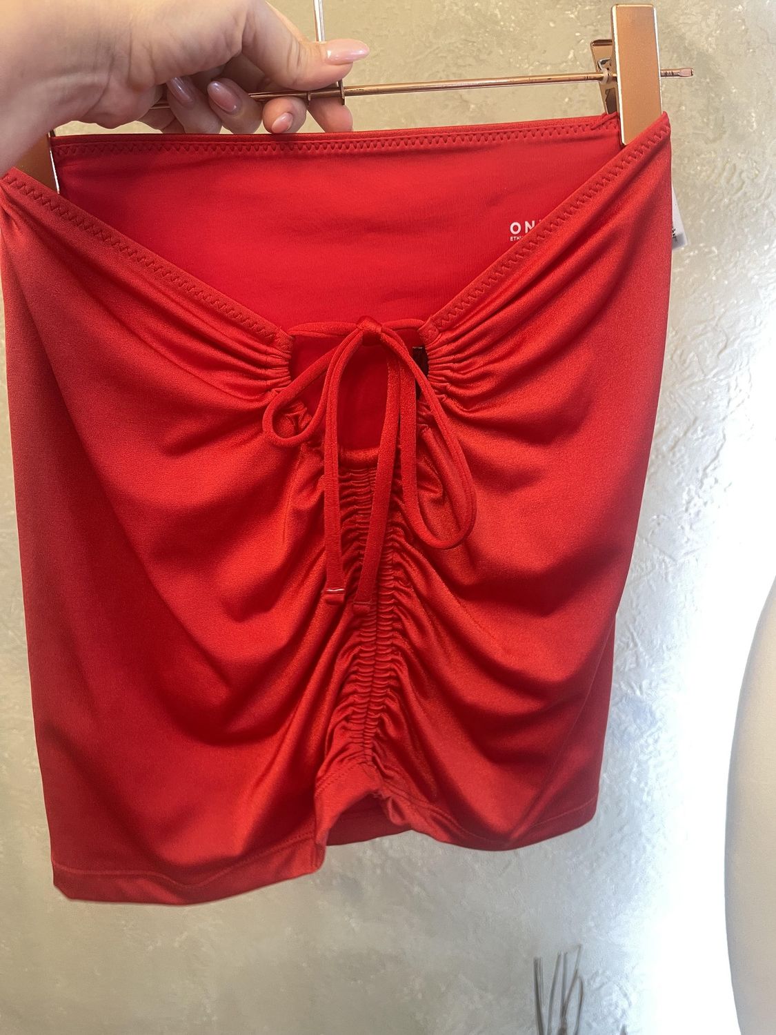 FABI MINI RED SKIRT- FINAL PRICE, Size: S