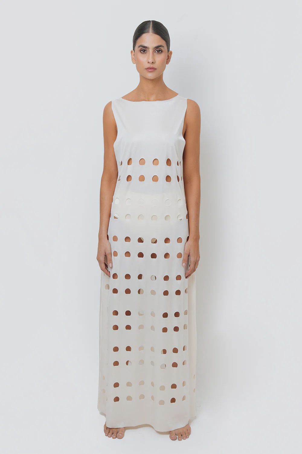 DINA IVORY WOMEN COVER UP, Size: O/S