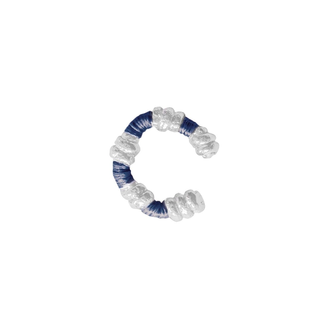 SAN SILVER EARCUFF, Colour: SILVER