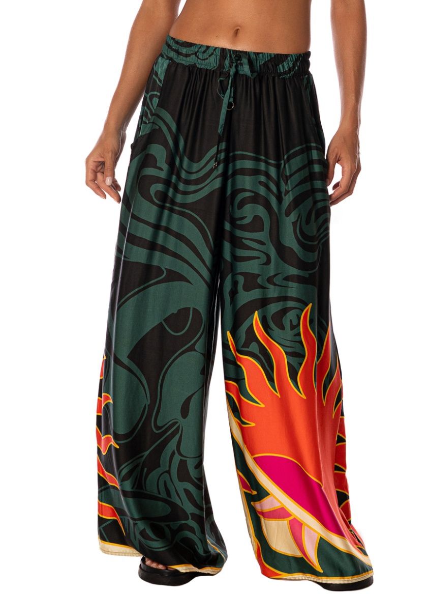 FLAMINGO NIGHT OPHELIA PANTS, Size: S