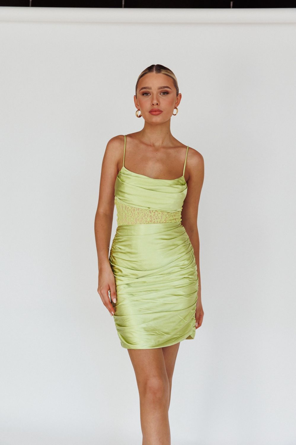 APPLE SATIN DRESS - FINAL PRICE, Size: XS