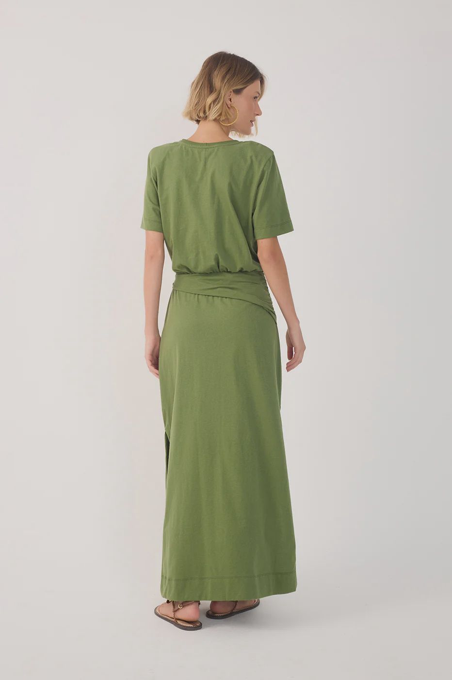 COCONUT GREEN PAREO MAXIDRESS