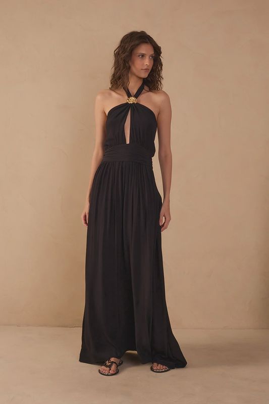 BLACK SHELL MAXIDRESS RR26