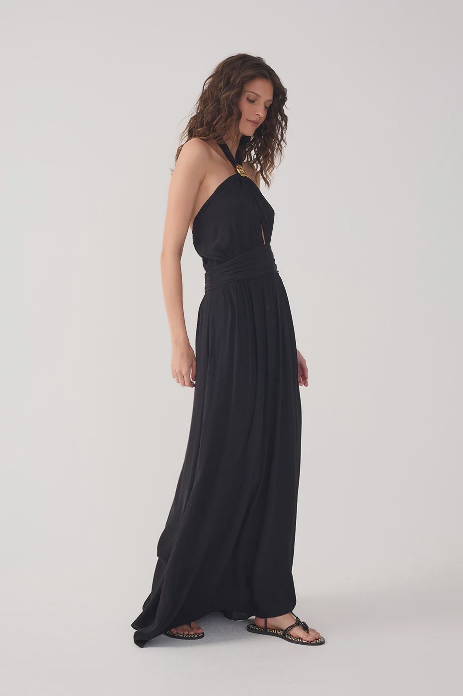 BLACK SHELL MAXIDRESS RR26
