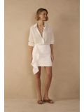 RUCHED MINI SKIRT RR26, Size: XS